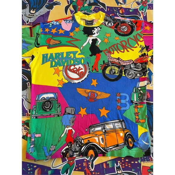 Versace Other - Versace x Betty size Medium Tshirt tee boop coke cola Harley Davidson vintage Be